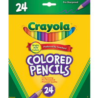 Pencil Coloured Crayola Pack 24