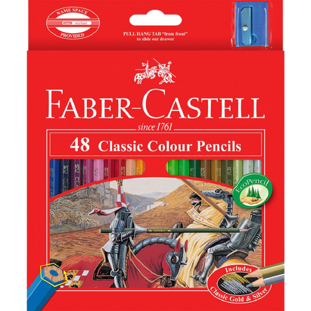 Pencil Coloured Faber Classic Pack 48