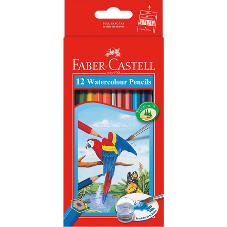 Pencil Coloured Faber Watercolour Pack 12