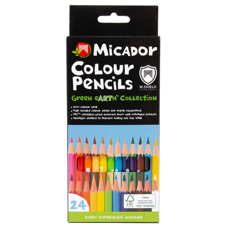 Pencil Coloured Micador Pack 24