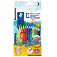 Pencil Coloured Staedtler Aquarell Pack 12