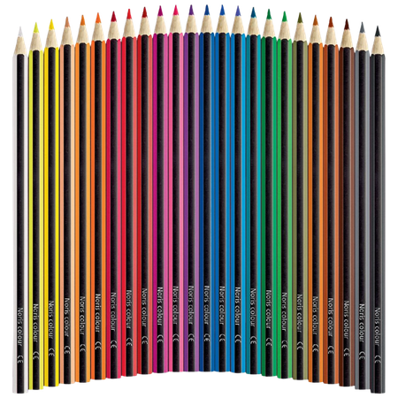 Pencil Coloured Staedtler Noris 185 Wopex Pack 24