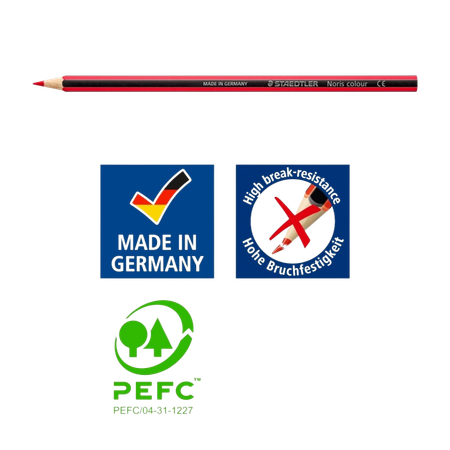 Pencil Coloured Staedtler Noris 185 Wopex Tote Tray 288