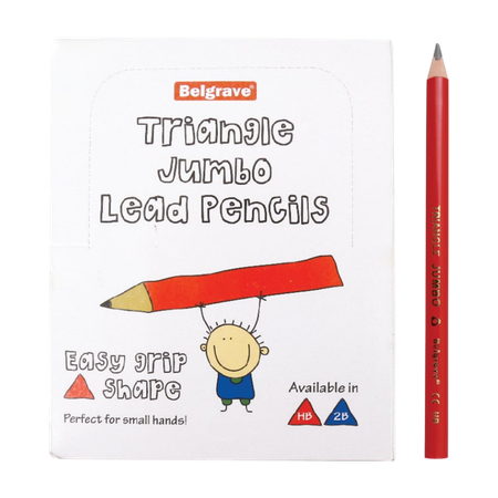 Pencil Lead Belgrave Jumbo Triangular HB Box 72