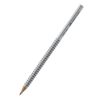 Pencil Lead Faber Dot Grip Triangular Silver 2B Box 12