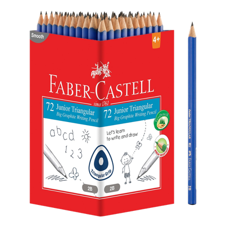 Pencil Lead Faber Junior Triangular 2B Box 72