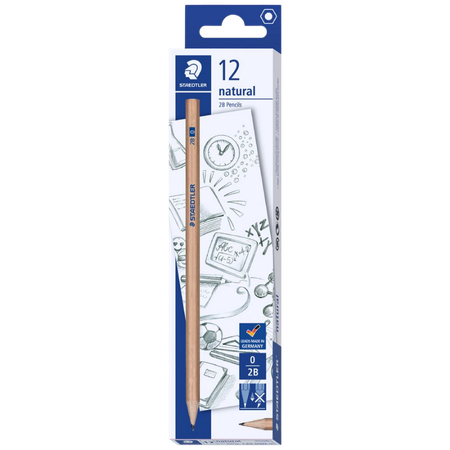 Pencil Lead Staedtler Natural 2B Box 12