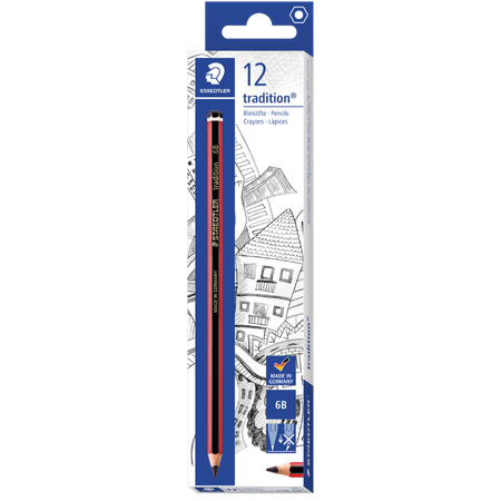 Pencil Lead Staedtler Tradition 110 6B Box 12