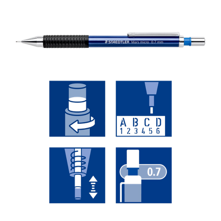 Pencil Mechanical Staedtler Mars Micro 0.7mm