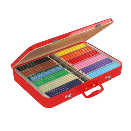 Pencil Coloured Faber Junior Triangular Tin 240