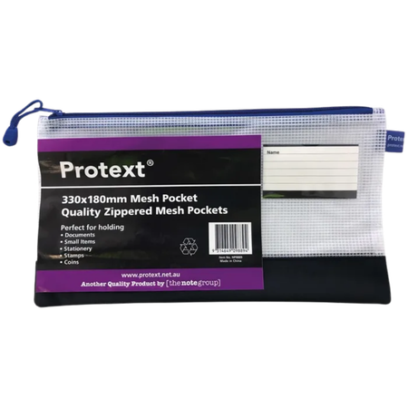 Pouch Protext Mesh Plastic 330x180mm