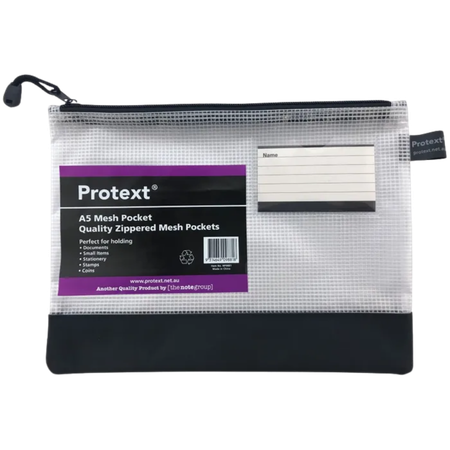 Pouch Protext Mesh Plastic A5 (275x205mm)