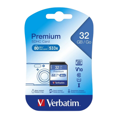 SD Card Verbatim SDHC 32GB (Class 10)