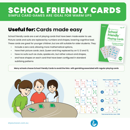 School Friendly Cards (Box 8 Packs)