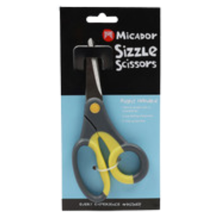 Scissors Micador Sizzle 155mm Right Handed Yellow