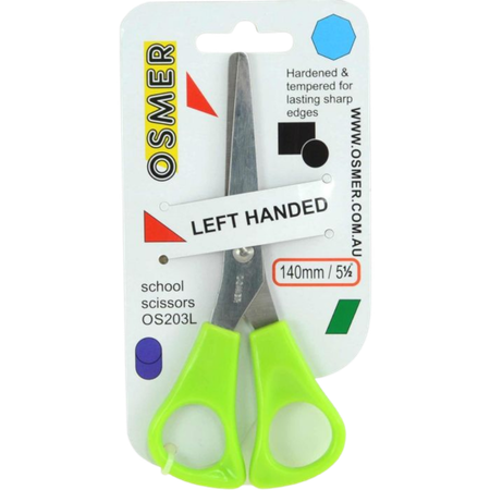 Scissors Osmer 140mm Left Handed Green
