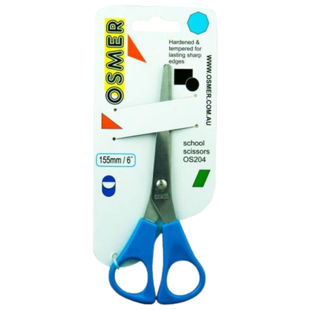 Scissors Osmer 155mm Right Handed Blue