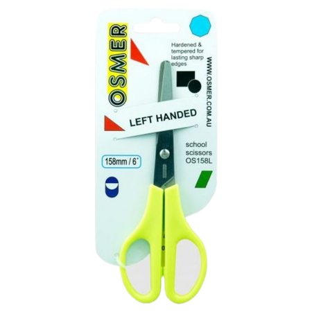 Scissors Osmer 158mm Left Handed Green