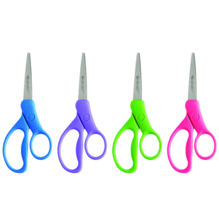 Scissors Westcott Antimicrobial 152mm Right Handed Asstd Colours