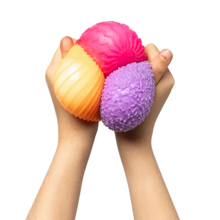 Sensory Sprouts Mindful Monster Balls (Pink Purple Orange)