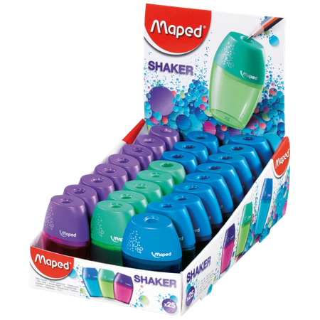 Sharpener Maped Shaker With Barrell Single Hole Box 25