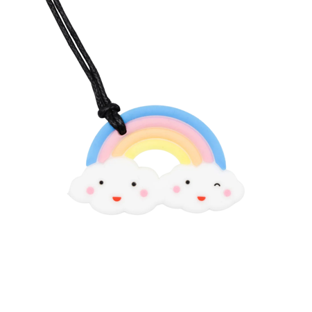 Silicone Pendant Rainbow (Soft Chew Grade)