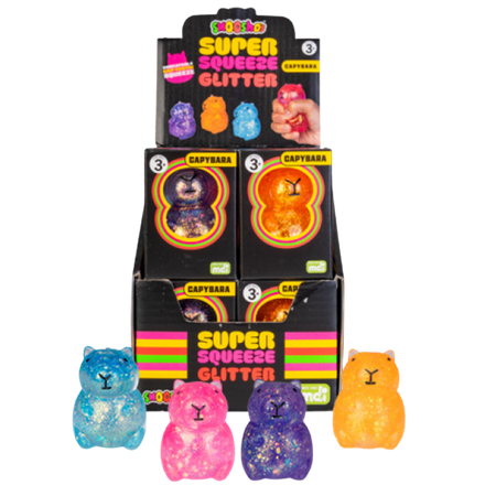 Smoosho's Super Squeeze Glitter Capybara