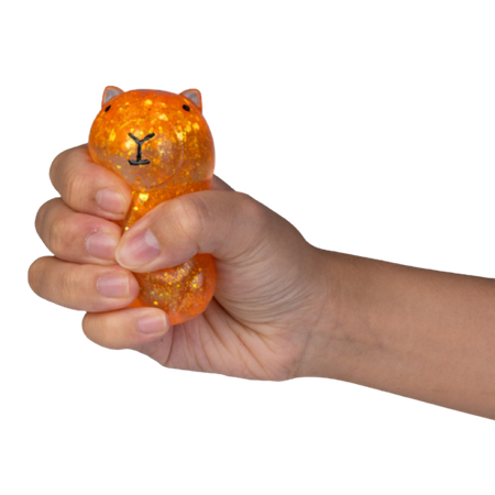 Smoosho's Super Squeeze Glitter Capybara