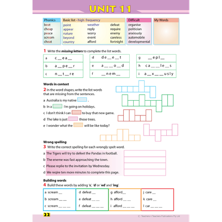 Spelling Conventions 2E Book 4
