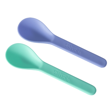 Spencil Spoon Set Mint Periwinkle