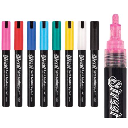 Street Paint Marker Zart Bullet 4mm Asstd each