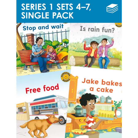 Sunshine Phonics Decodables Series 1 Sets 4-7 Single Pack (1x 40 titles)