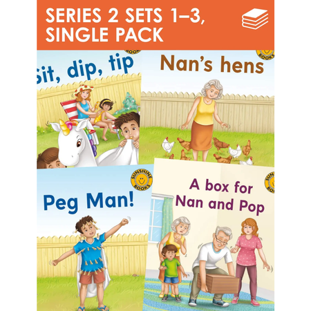 Sunshine Phonics Decodables Series 2 Sets 1-3 Single Pack (1x 30 titles)