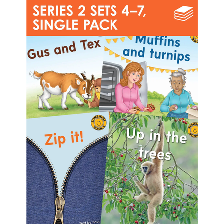Sunshine Phonics Decodables Series 2 Sets 4-7 Single Pack (1x 40 titles)