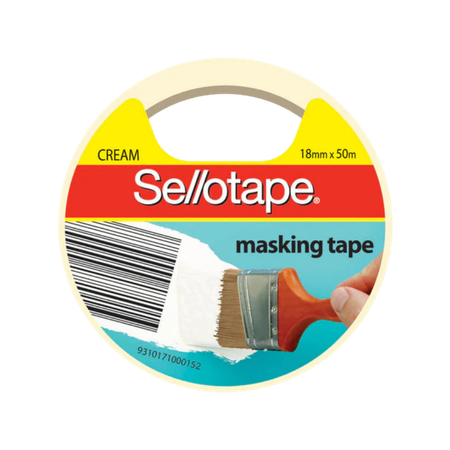 Tape Masking Sellotape 18mmx50m