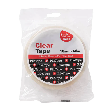 Tape Transparent Pilotape Clear 18mmx66m