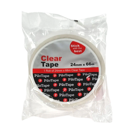 Tape Transparent Pilotape Clear 24mmx66m