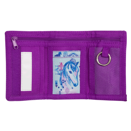 Velcro Fold Wallet Spencil Aztec Horse