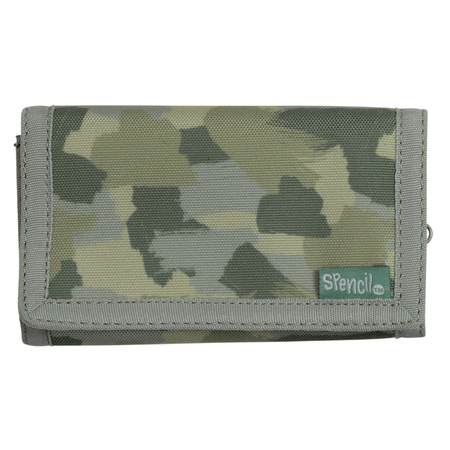 Velcro Fold Wallet Spencil Camo Biker