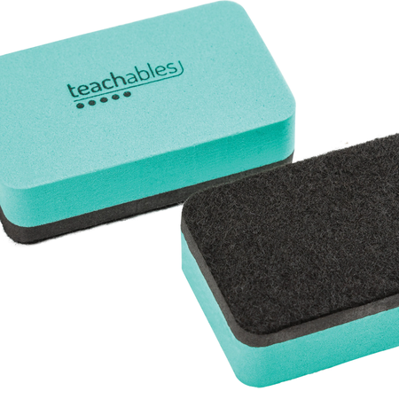 Whiteboard Eraser Teachables Mini Asstd Colours