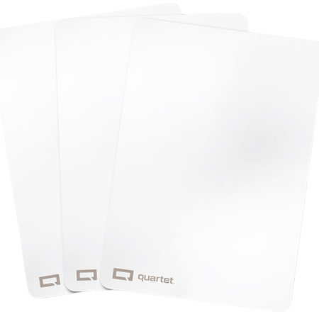 Whiteboard Flex Quartet A4 Double-sided Plain Pack 30