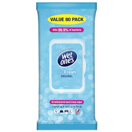 Wipes Wet Ones Be Fresh Pack 80