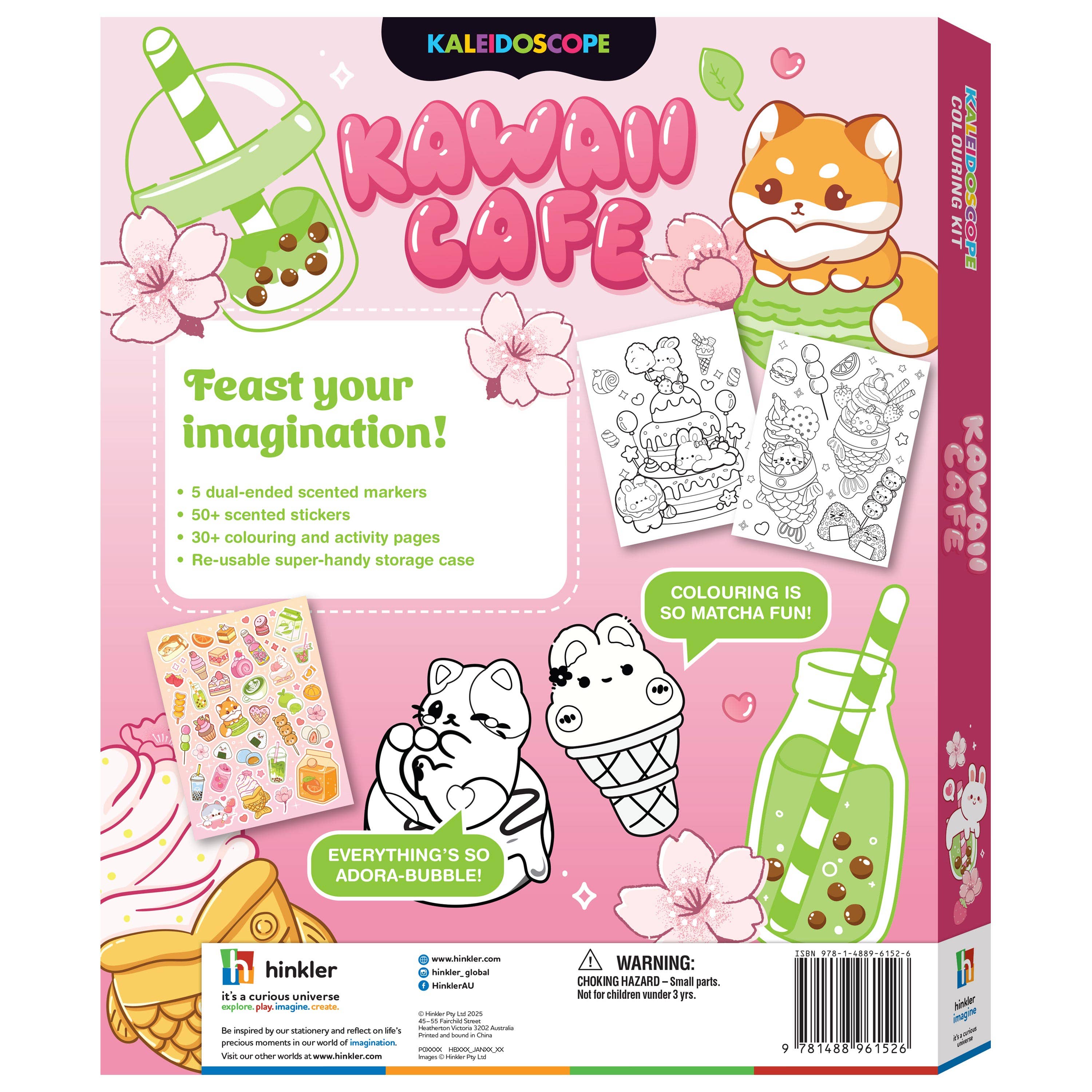 Kaleidoscope Colouring Kit Kawaii Cafe
