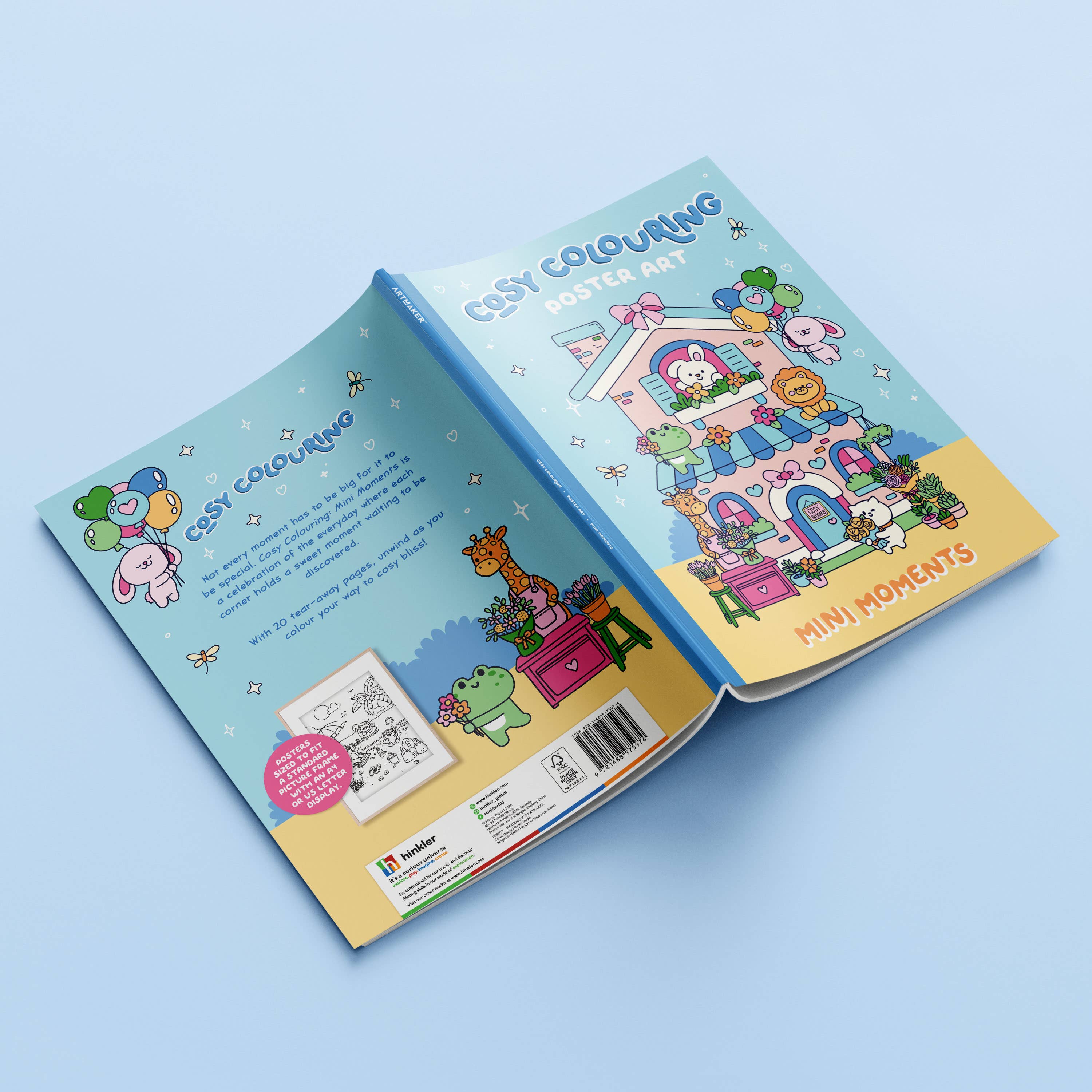 Cosy Colouring Poster Art Mini Moments