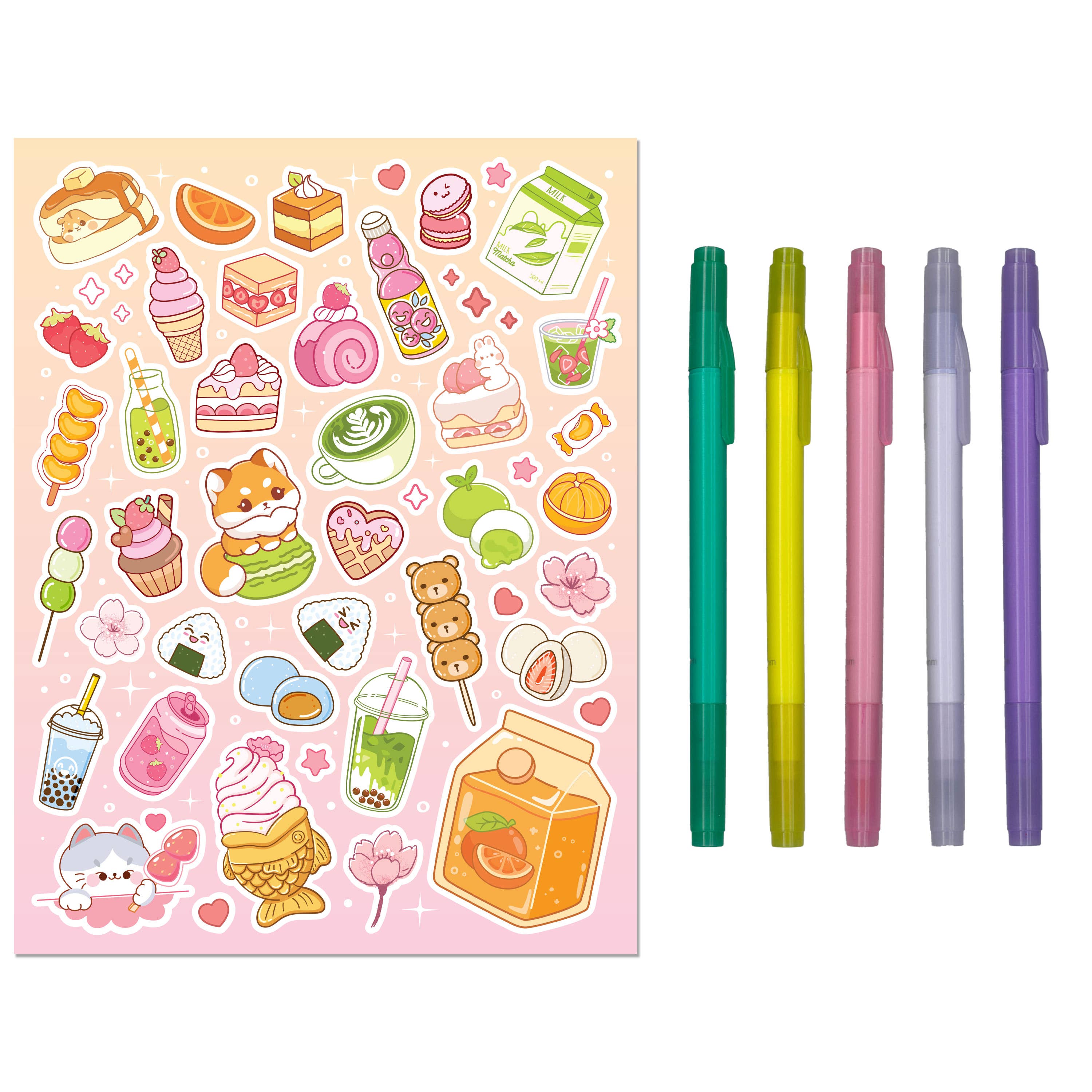 Kaleidoscope Colouring Kit Kawaii Cafe