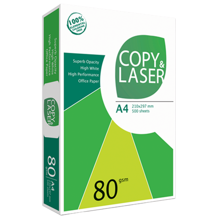Copy Paper Copy & Laser A4 80GSM White Ream/500