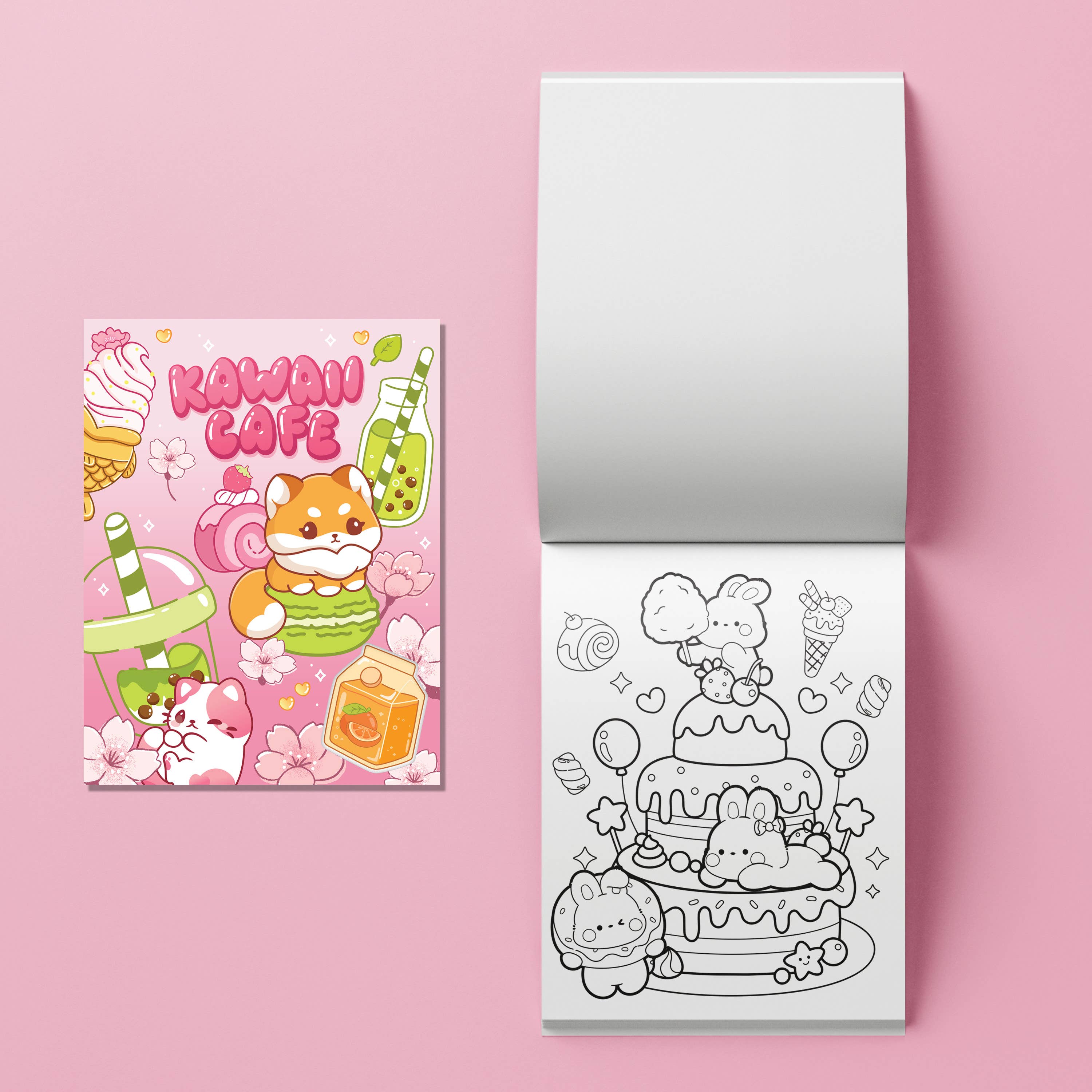 Kaleidoscope Colouring Kit Kawaii Cafe