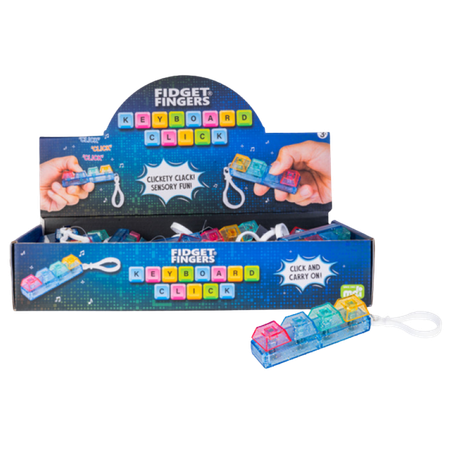 Fidget Keychain Keyboard Click