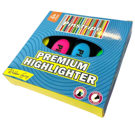 Highlighter Pinstripe Pack 4