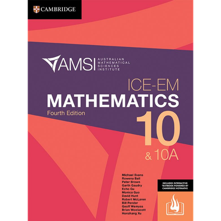 ICE-EM Mathematics Year 10 Fourth Edition (print and digital)